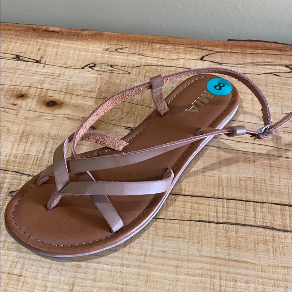 Tan sandals